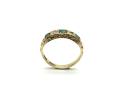 9ct Yellow Gold Emerald & Diamond Ring