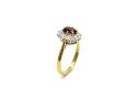 18ct Yellow Gold Citrine & Diamond Ring