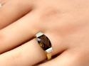 9ct Yellow Gold Smokey Quartz Ring