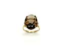 9ct Yellow Gold Smokey Quartz Ring