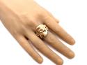 9ct Yellow Gold Skull & Crossbones Ring