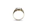 9ct Yellow Gold CZ Solitaire Ring