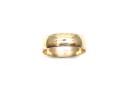 9ct Yellow Gold Patterned Wedding Ring