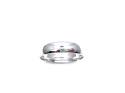 9ct White Gold Plain Wedding Ring