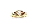 18ct Yellow Gold Diamond Solitaire Ring