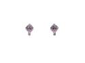 Silver Celtic Cross Stud Earrings 10mm