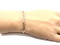 9ct Yellow Gold Flat Curb Link Bracelet