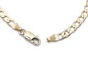 9ct Yellow Gold Flat Curb Link Bracelet