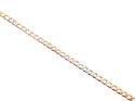 9ct Yellow Gold Flat Curb Link Bracelet