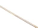 9ct Yellow Gold Flat Curb Link Bracelet