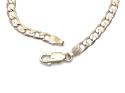 9ct Yellow Gold Flat Curb Link Bracelet