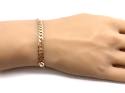 9ct Yellow Gold Flat Curb Link Bracelet