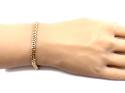 9ct Yellow Gold Flat Curb Link Bracelet