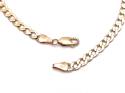 9ct Yellow Gold Flat Curb Link Bracelet