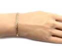 9ct Yellow Gold Flat Curb Link Bracelet