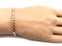 9ct Yellow Gold Flat Curb Link Bracelet