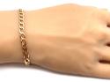 9ct Yellow Gold Flat Curb Link Bracelet