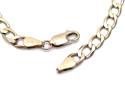 9ct Yellow Gold Flat Curb Link Bracelet