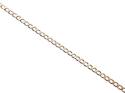 9ct Yellow Gold Flat Curb Link Bracelet