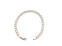 9ct Yellow Gold Flat Curb Link Bracelet