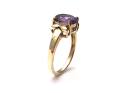 9ct Yellow Gold Amethyst Ring