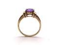 9ct Yellow Gold Amethyst Ring