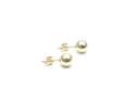 9ct Yellow Gold Ball Stud Earrings 6mm