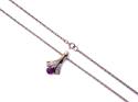 9ct Yellow Gold Ruby & Diamond Pendant