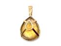 14ct Yellow Gold Citrine Pendant