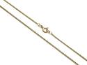 9ct Yellow Gold Curb Chain 18 inches