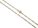 9ct Yellow Gold Figaro Chain 18 inches