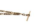 9ct Yellow Gold T-Bar Fiagro Chain