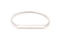 Silver ID Bangle 66X60mm