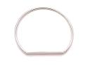 Silver ID Bangle 66X60mm