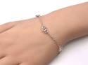 Silver Celtic Bracelet 19cm