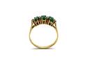 18ct Yellow Gold Emerald & Diamond Ring