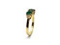 18ct Yellow Gold Emerald & Diamond Ring