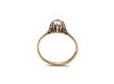 9ct Yellow Gold C.Z Solitaire