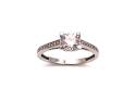 9ct  White Gold Solitaire Ring