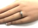 9ct  White Gold Solitaire Ring