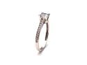 9ct  White Gold Solitaire Ring