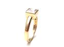 9ct Yellow Gold C.Z Solitaire Ring