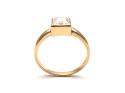 9ct Yellow Gold C.Z Solitaire Ring