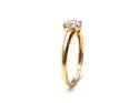 18ct Yellow Gold C.Z Solitaire Ring