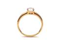 18ct Yellow Gold C.Z Solitaire Ring