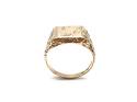 9ct Yellow Gold Diamond Signet Ring