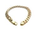 9ct Yellow Gold Curb Bracelet 8 3/4 inc