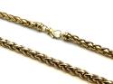 9ct Yellow Gold Spiga Chain 20 inches