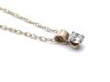 9ct Yellow Gold Diamond Pendant & Chain