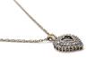 9ct Diamond Heart Pendant & Chain